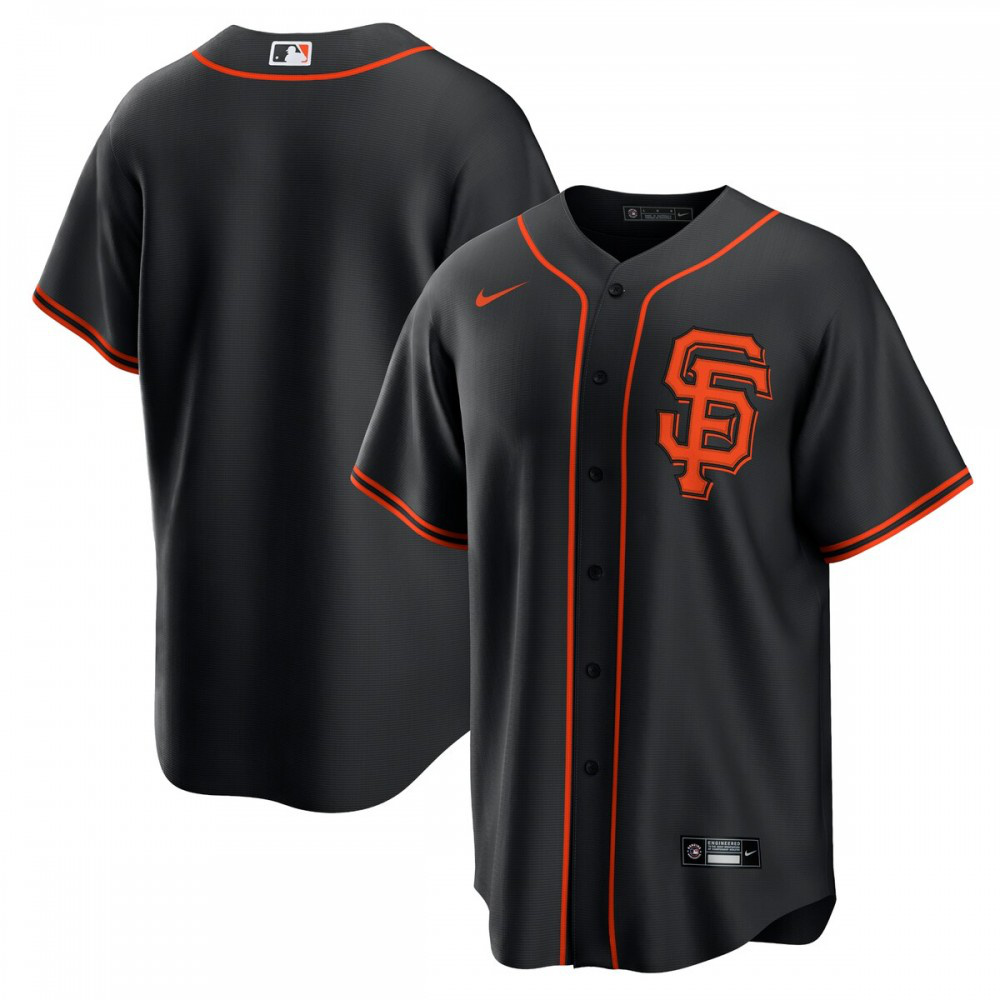 San Francisco Giants Alternate Replica Team Jersey - Black-Pro Kit Vault | Brand New 26/27 Sports Jerseys